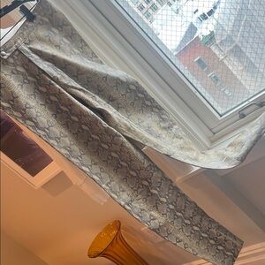 Chic Snake Print Maxi Skirt